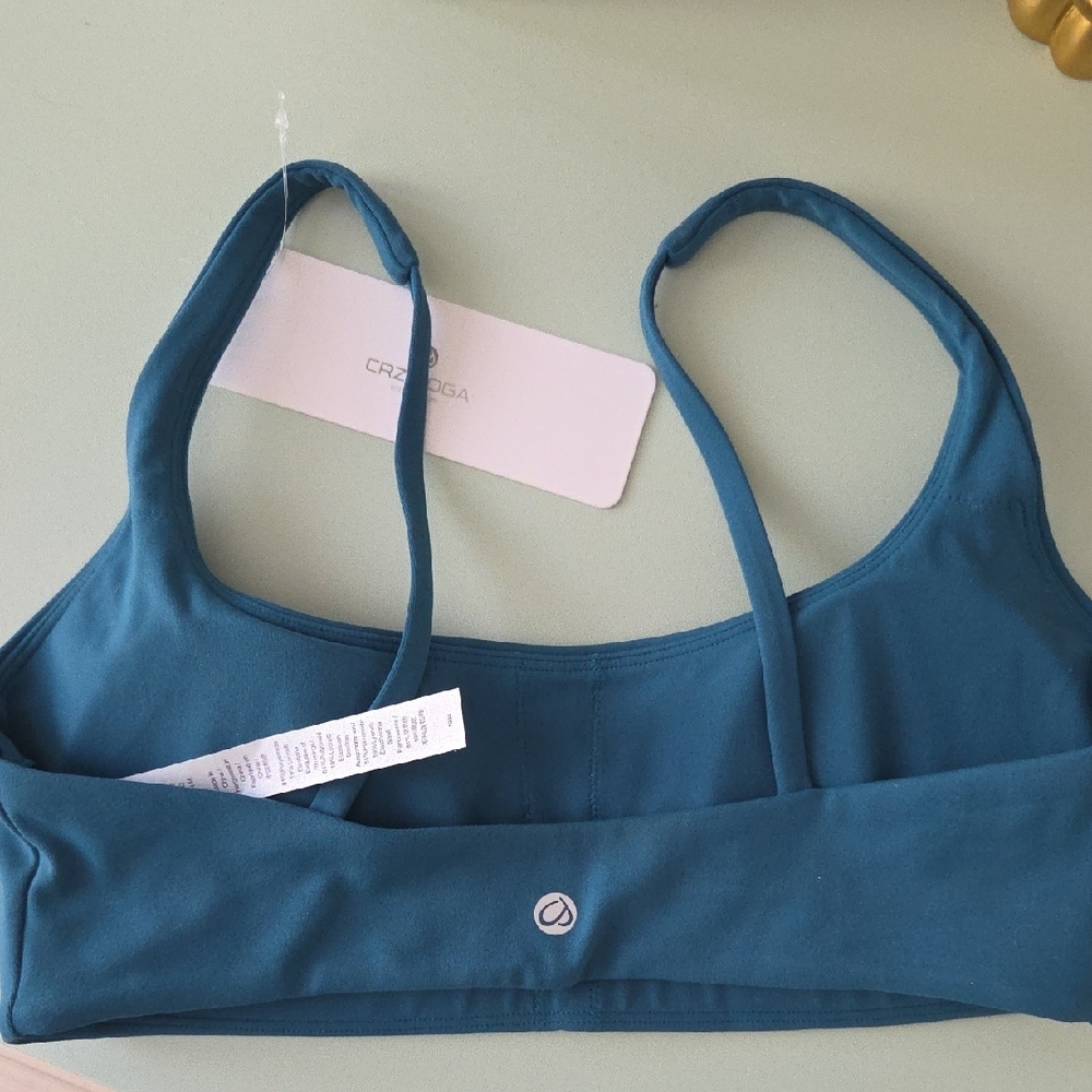 CRZ YOGA Teal Bralette - Picture 3 of 8